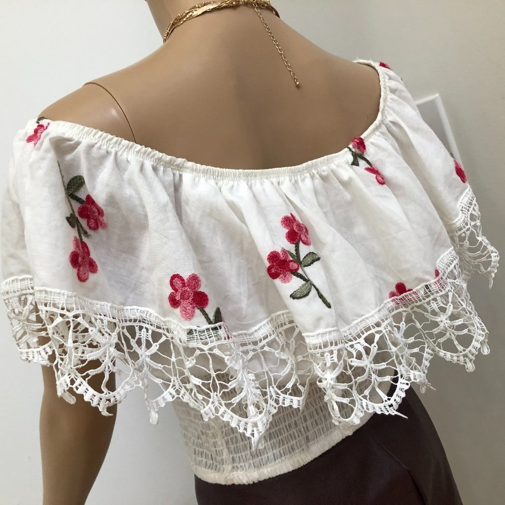 Super Pretty Smocked Peasant Top!